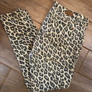 Women’s size 13 leopard Judy Blue jeans